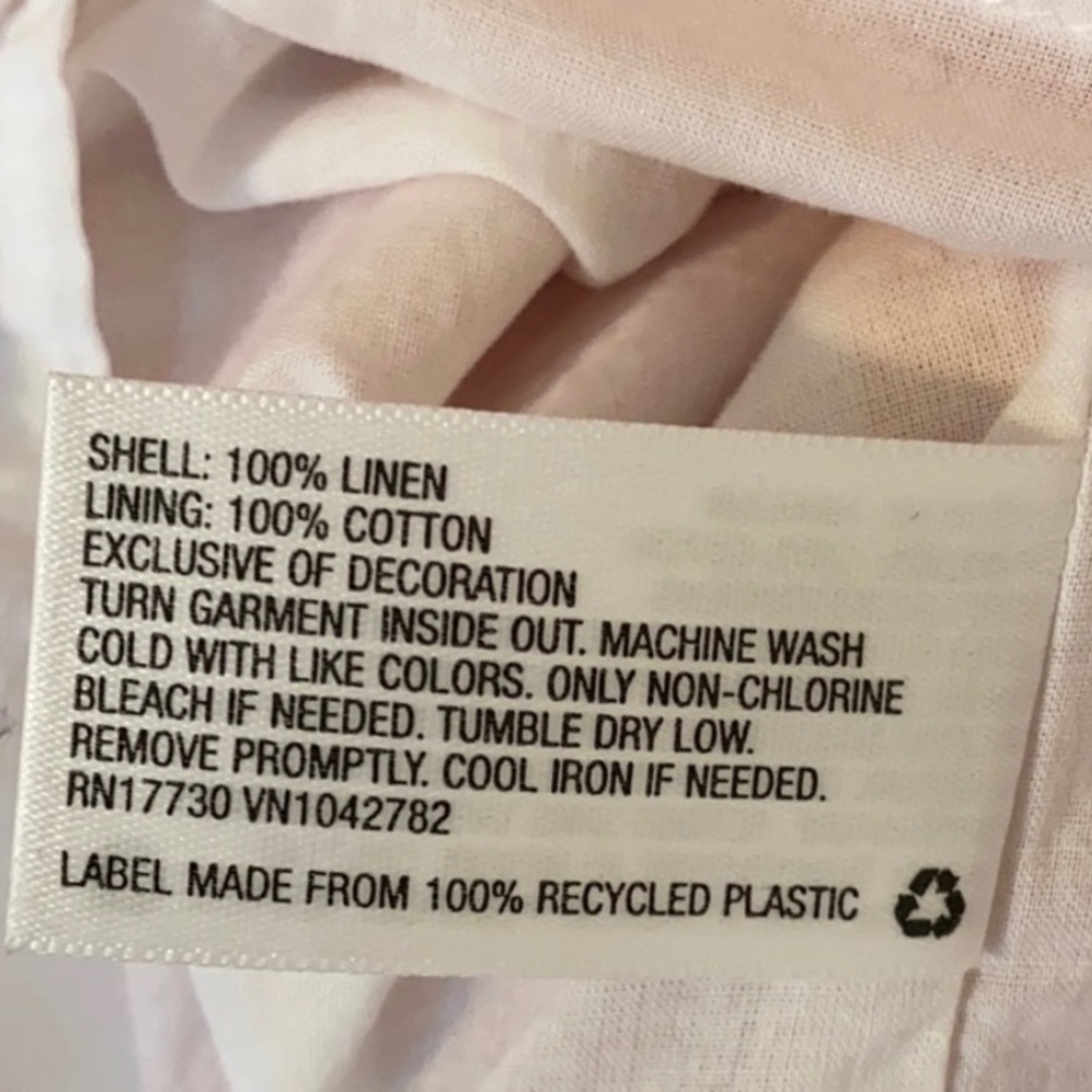 Lilly Pulitzer for Target Orange Pink Linen Shift Dress Size 8 - Picture 6 of 6